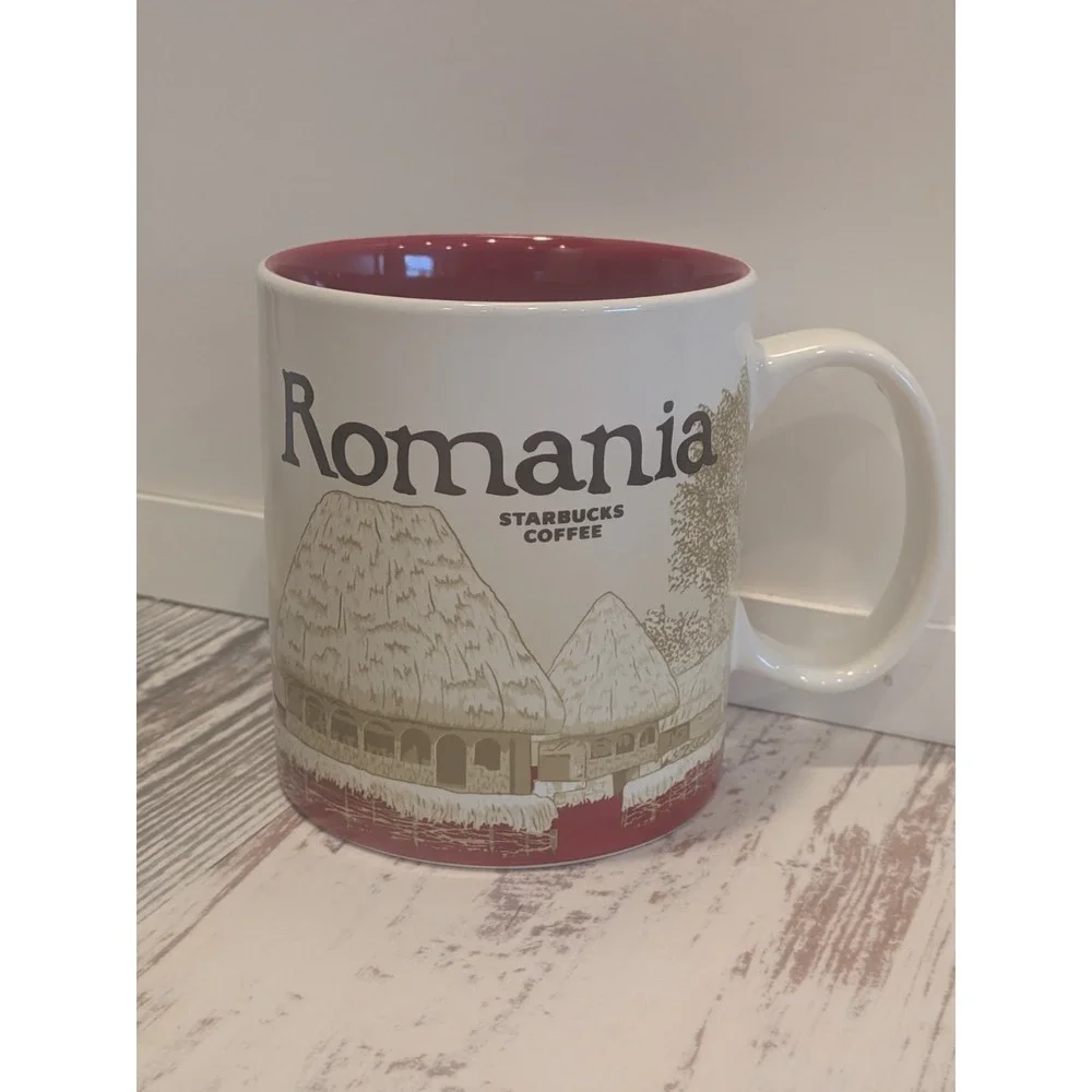 Starbucks Global Icon Romania 16oz With Sticker